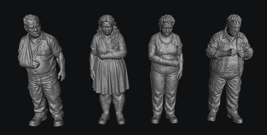 SW8314 Older Injured Patients 1:35/1:32 Scale 'Hand Painted'