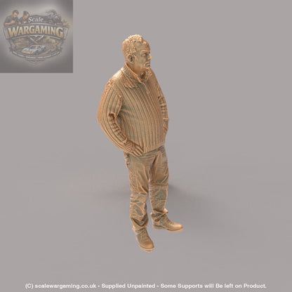 132s-0044 Grumpy Old Farmer Figure