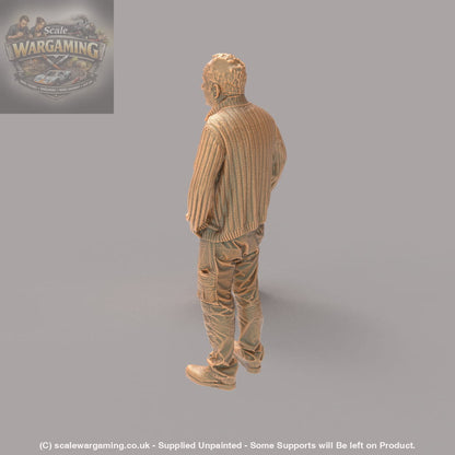 132s-0044 Grumpy Old Farmer Figure