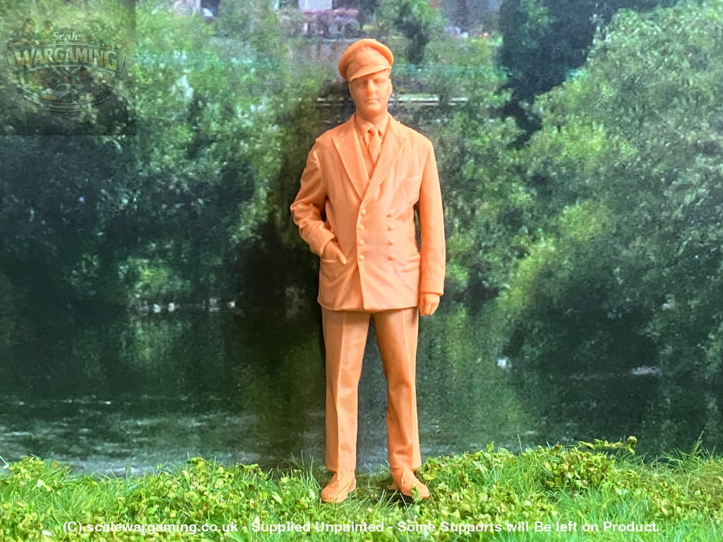 S3Ds0059 Ww2 Customs Officer Figure