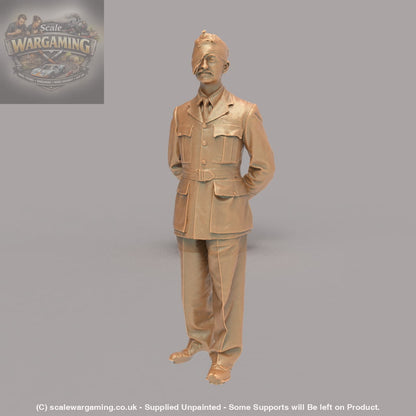 132s-0026 Injured Pilot WW2 Figure