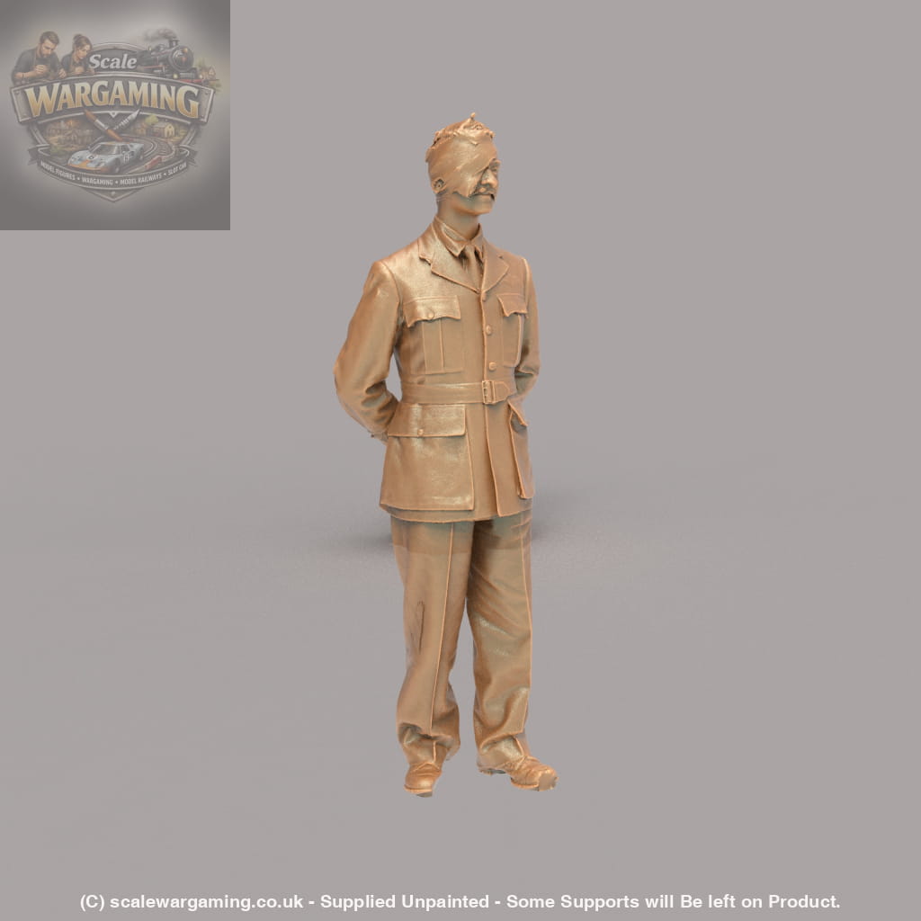 132s-0026 Injured Pilot WW2 Figure