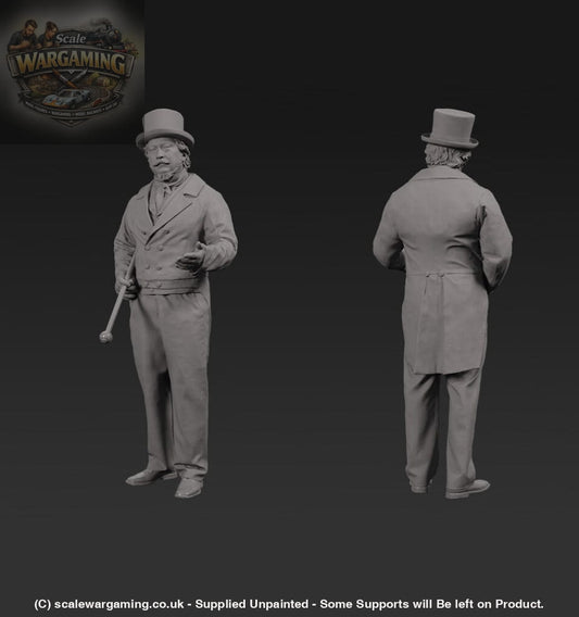 132s-0107 Victorian Male Figure