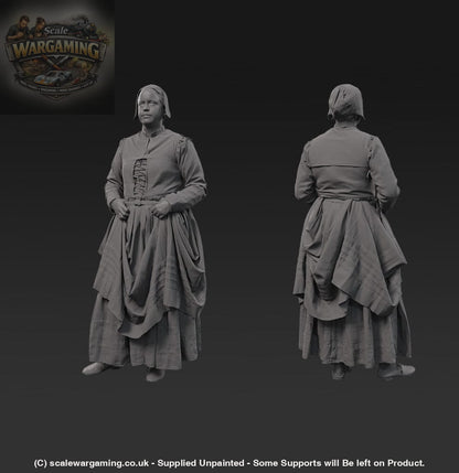132s-0116 Medieval female Figure