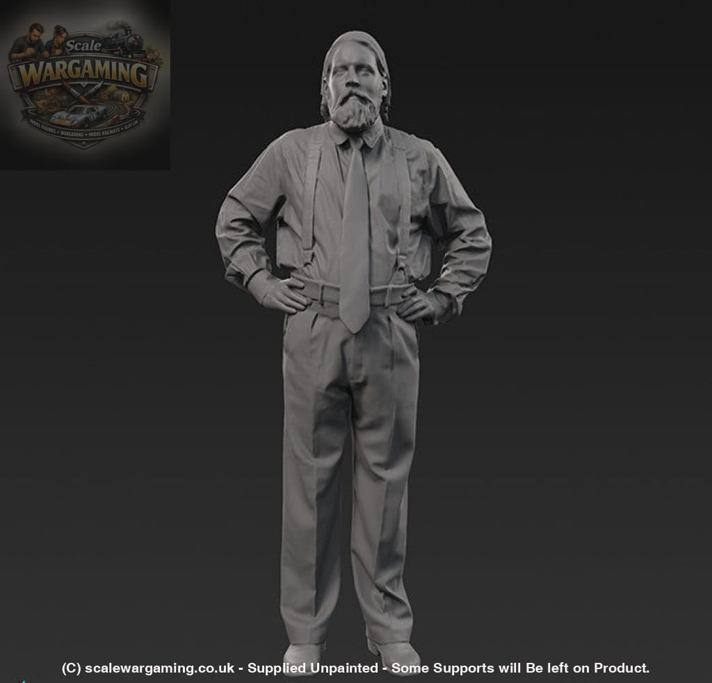 132s-0121 1900’s Smart Male Figure