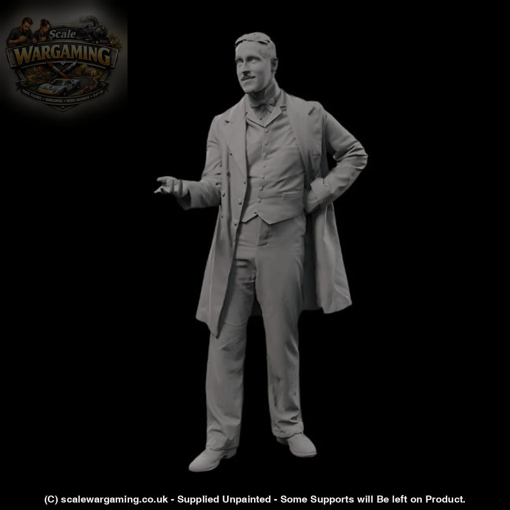 132s-0122 Elegant 1900’s Male Figure