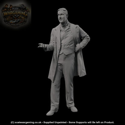 132s-0122 Elegant 1900’s Male Figure