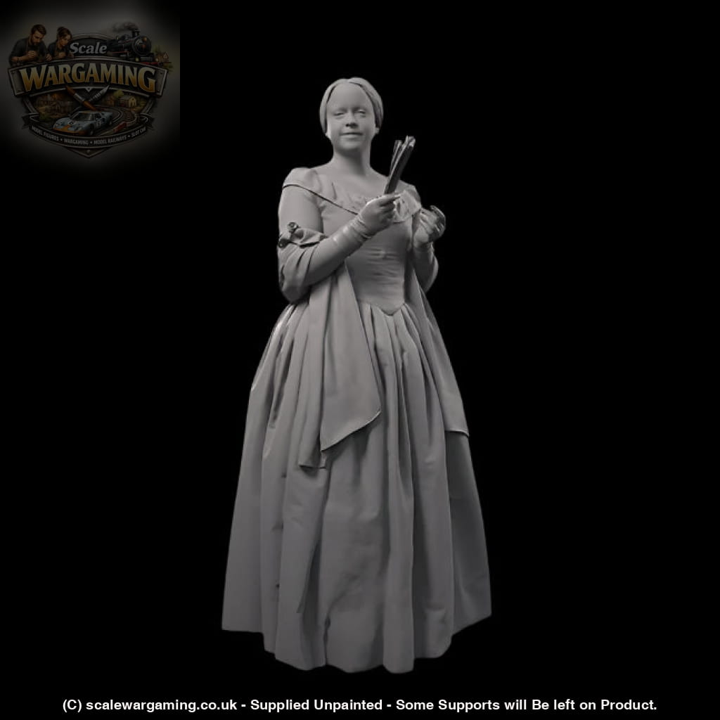 132s-0125 Elegant 1900’s Lady Figure