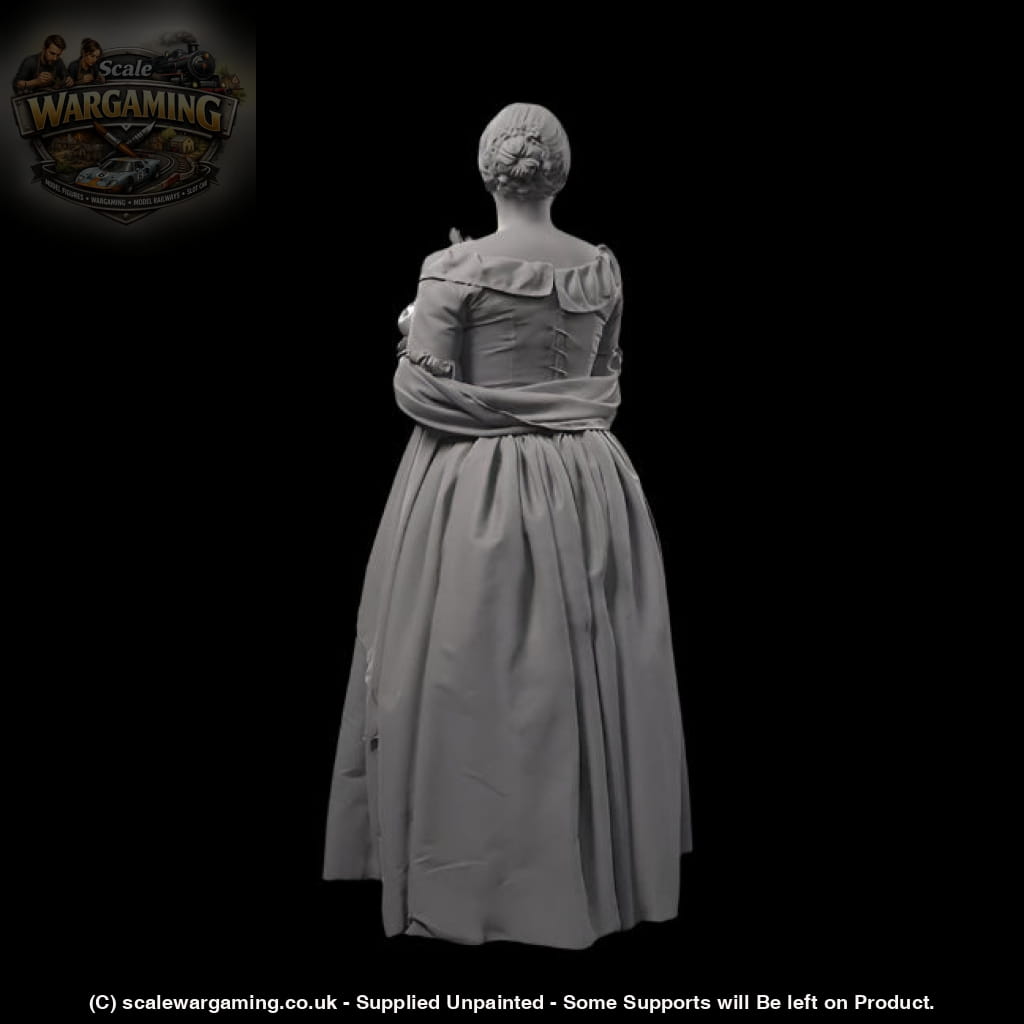 132s-0125 Elegant 1900’s Lady Figure
