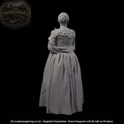 132s-0125 Elegant 1900’s Lady Figure