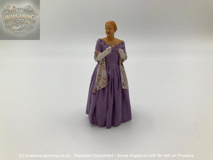 132s-0125 Elegant 1900’s Lady Figure