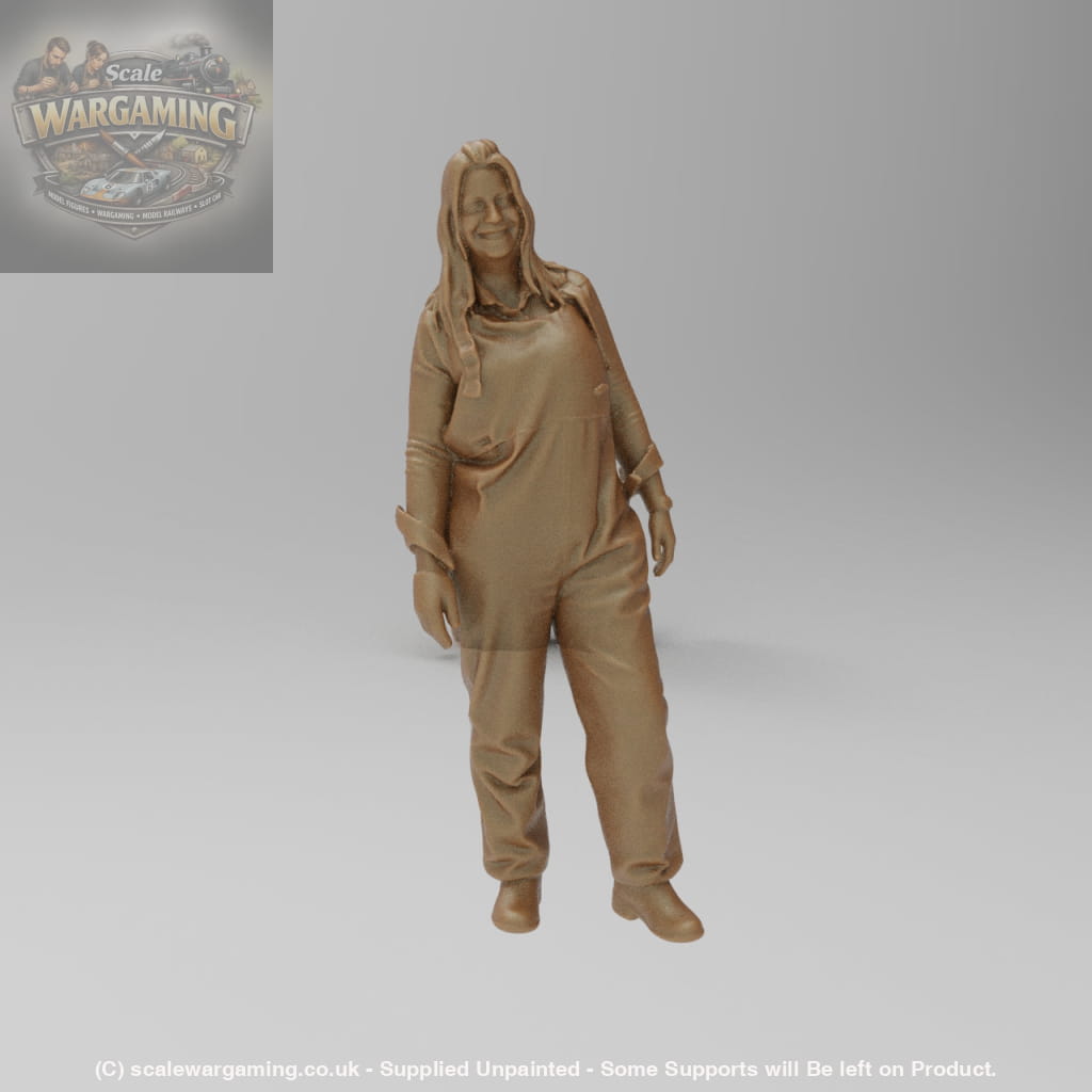 SW8017 Farm Girl in Waterproof Bib - Figure