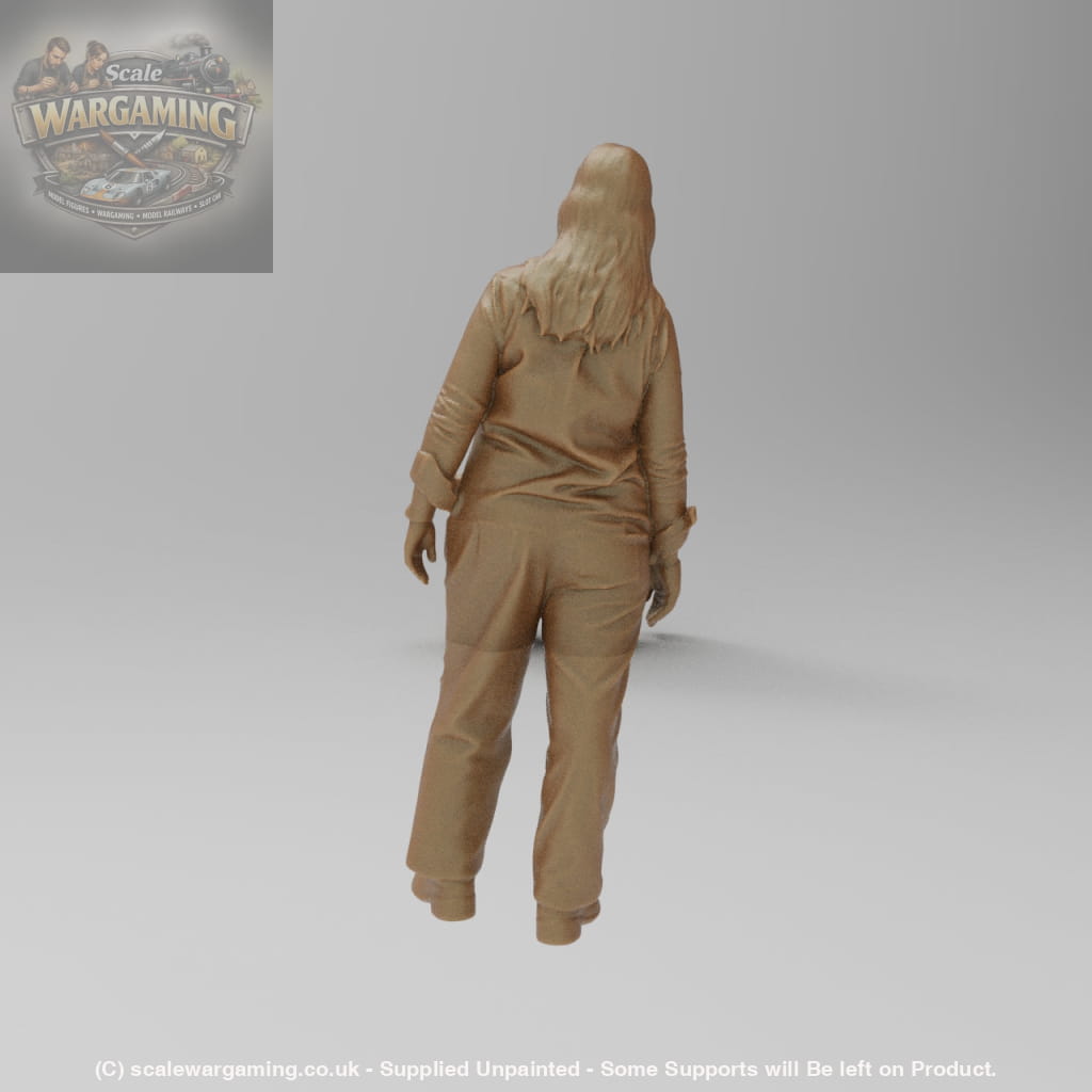 SW8017 Farm Girl in Waterproof Bib - Figure