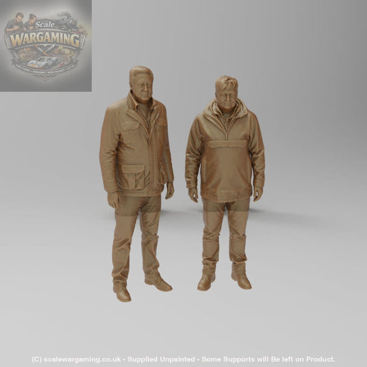 SW8018 2 Farm Hands Chatting - Figure