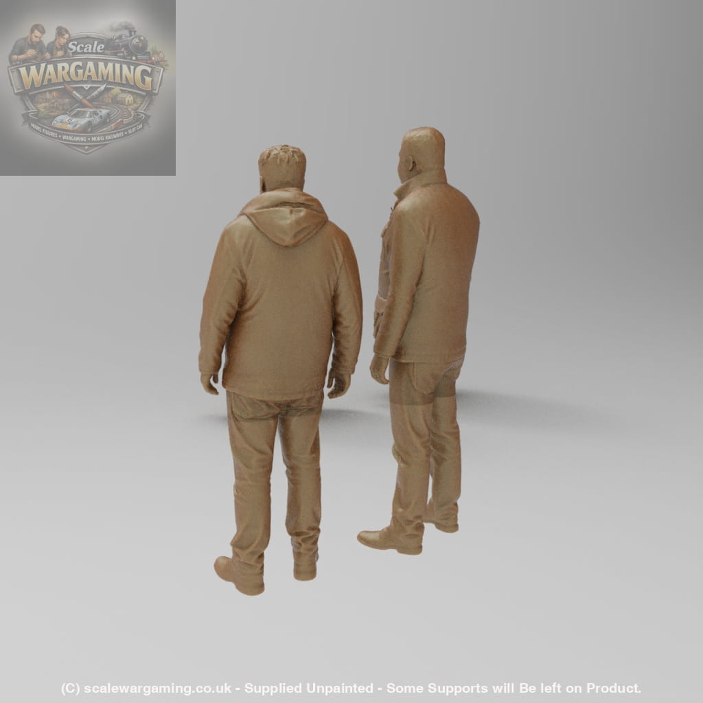 SW8018 2 Farm Hands Chatting - Figure