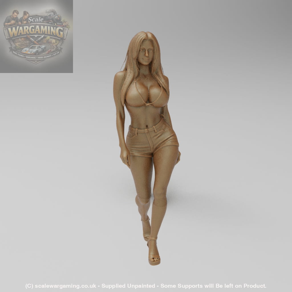 SW8167 Young Girl in Shorts and Bikini Top - Figure