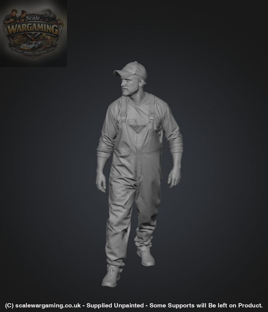 SW9250 Fred the Farmer in Waterproof Bib - Figure