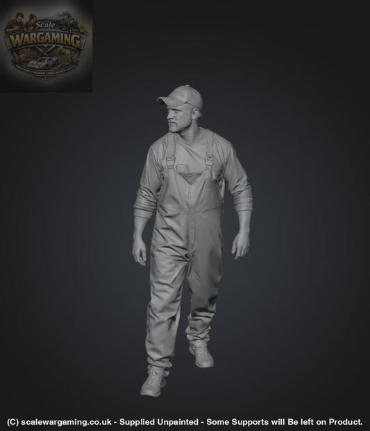 SW9250 Fred the Farmer in Waterproof Bib - Figure