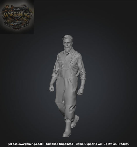SW9251 Dave the Farmer in Waterproof Bib - Figure