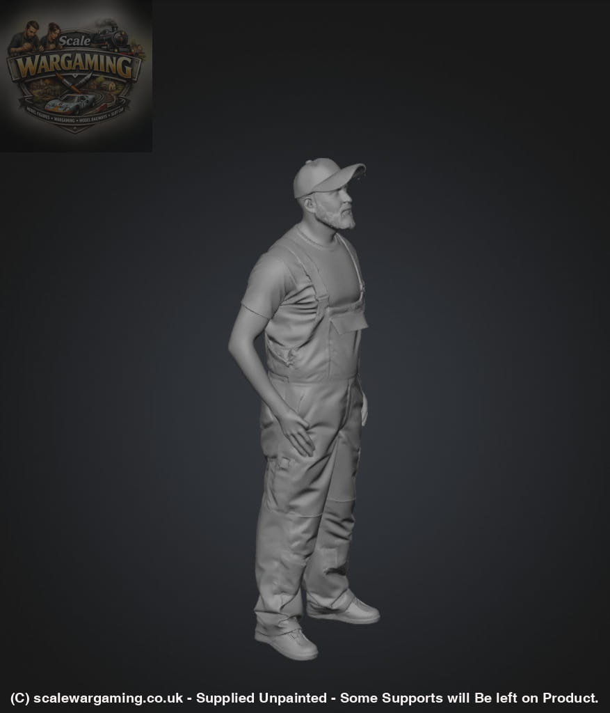 SW9253 Ron the Farmer in Waterproof Bib - Figure
