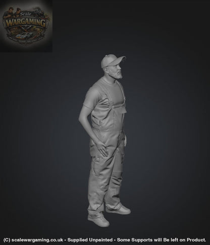 SW9253 Ron the Farmer in Waterproof Bib - Figure