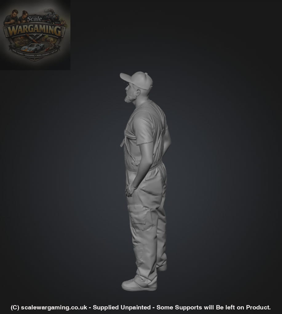 SW9253 Ron the Farmer in Waterproof Bib - Figure