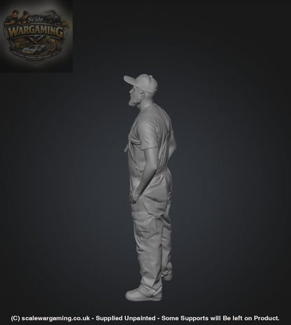 SW9253 Ron the Farmer in Waterproof Bib - Figure